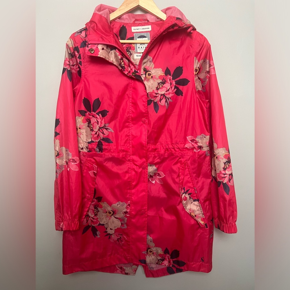 Joules Floral Red Jacket